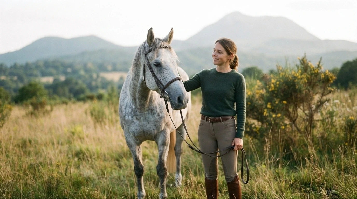 Cours d'équitation à Broût-Vernet, Allier